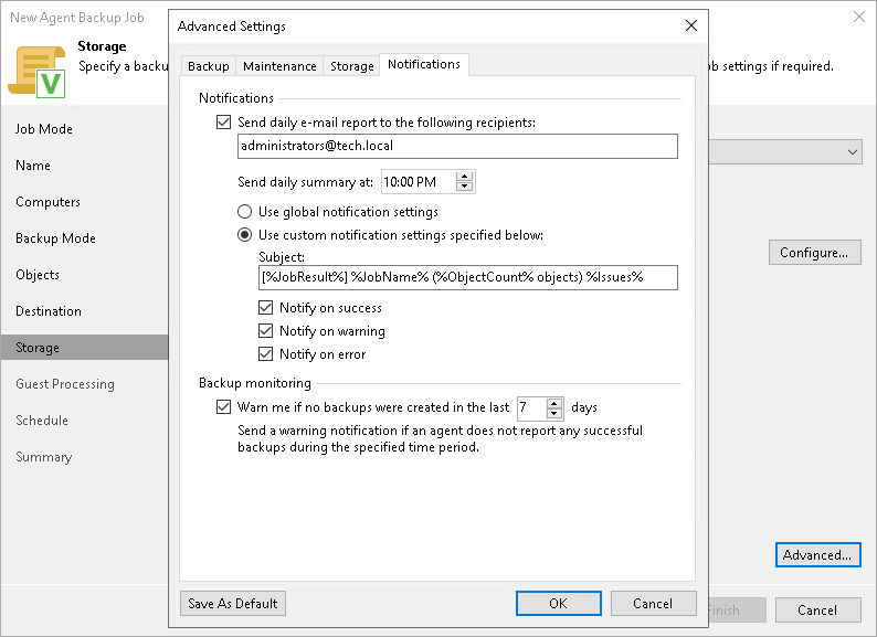 Notification Settings