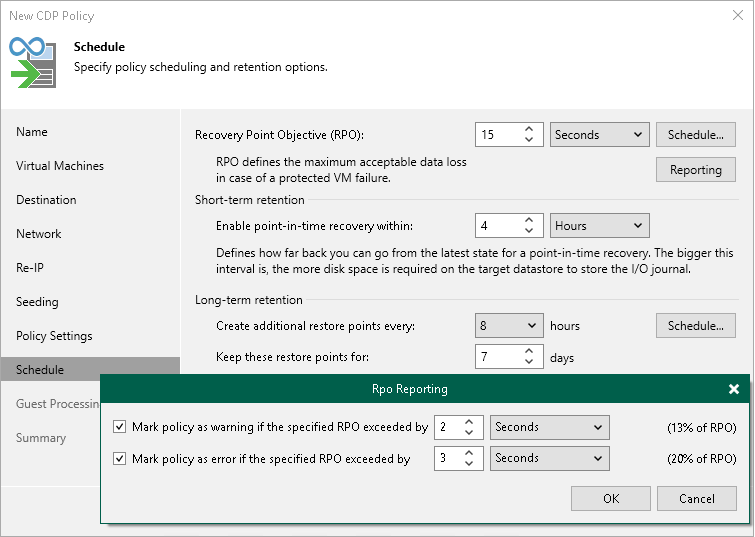 Step 12. Specify Replication Schedule